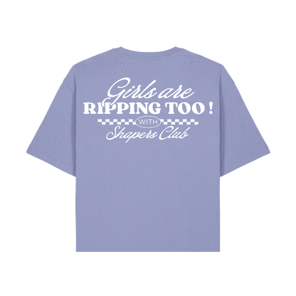 Shapers Club - T-Shirt Femme - Ripping too - Violet - Face arrière