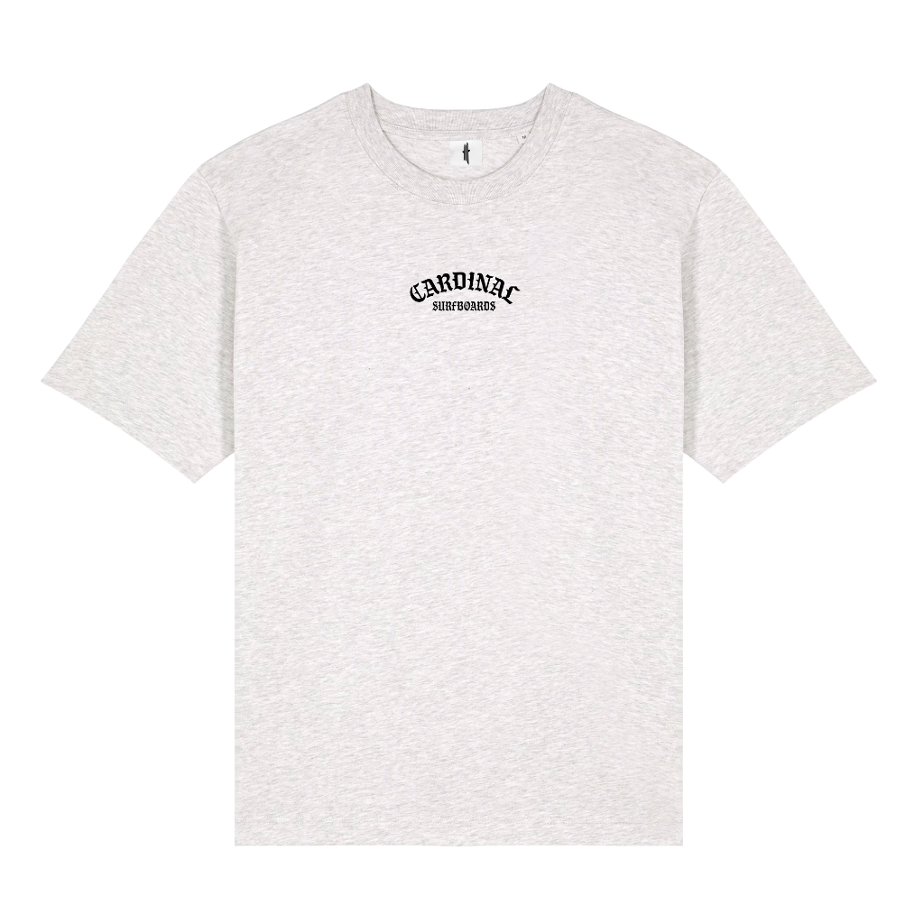 Cardinal - T-Shirt Oversize - Gothic punchline - Gris - Face avant