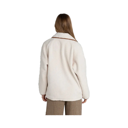 Rhythm - Women's fleece jacket - Snowy sherpa jacket beige Rhythm