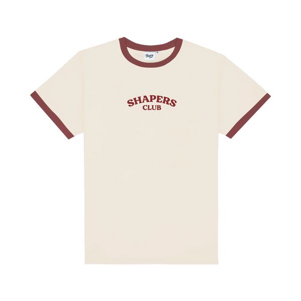 Shapers club - Women's T-shirt - Beige Ringer