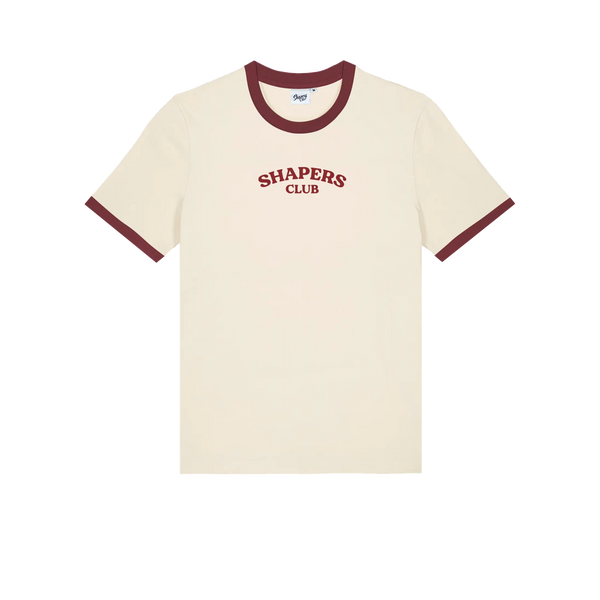 Shapers club - Men's T-shirt - Beige Ringer