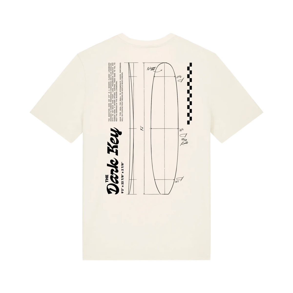 Addiction - T-shirt manches courtes - Dark key Ma boutique