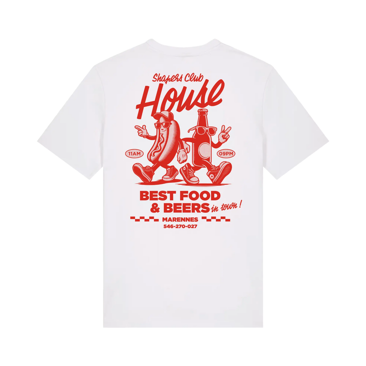 Shapers Club - Short sleeve T-shirt - Bar SCH Shapers club