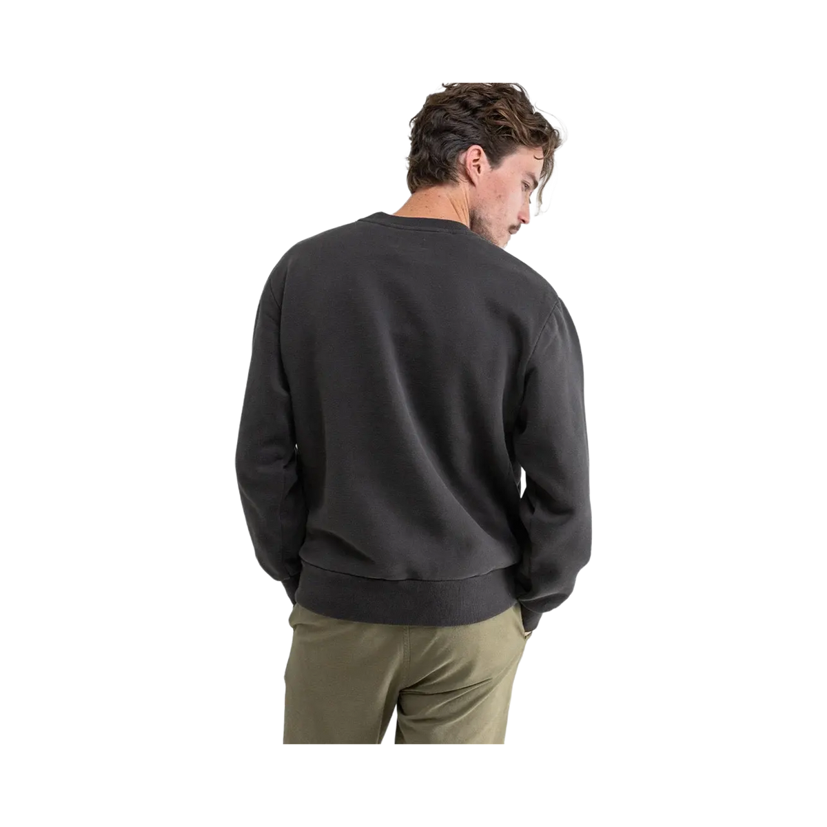Rhythm - Pullovers & knitwear - Classic Fleece Crew black Hoff