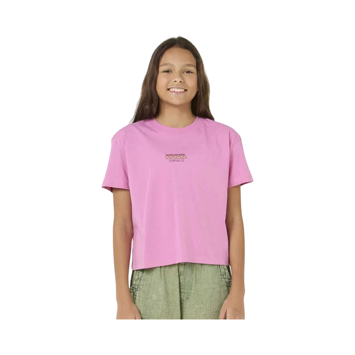 Ripcurl - "Sun & Sea Crop" girls' T-shirt (10 years old) - SS 2025 - photo 1