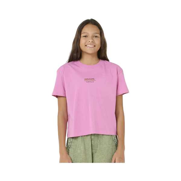 Ripcurl - "Sun & Sea Crop" girls' T-shirt (10 years old)