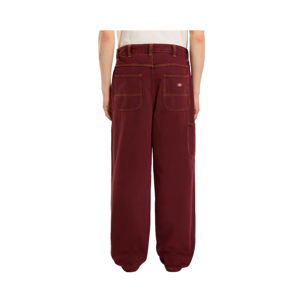 Dickies - Men's trousers - Madison Baggy denim fit red Andorra Dickies