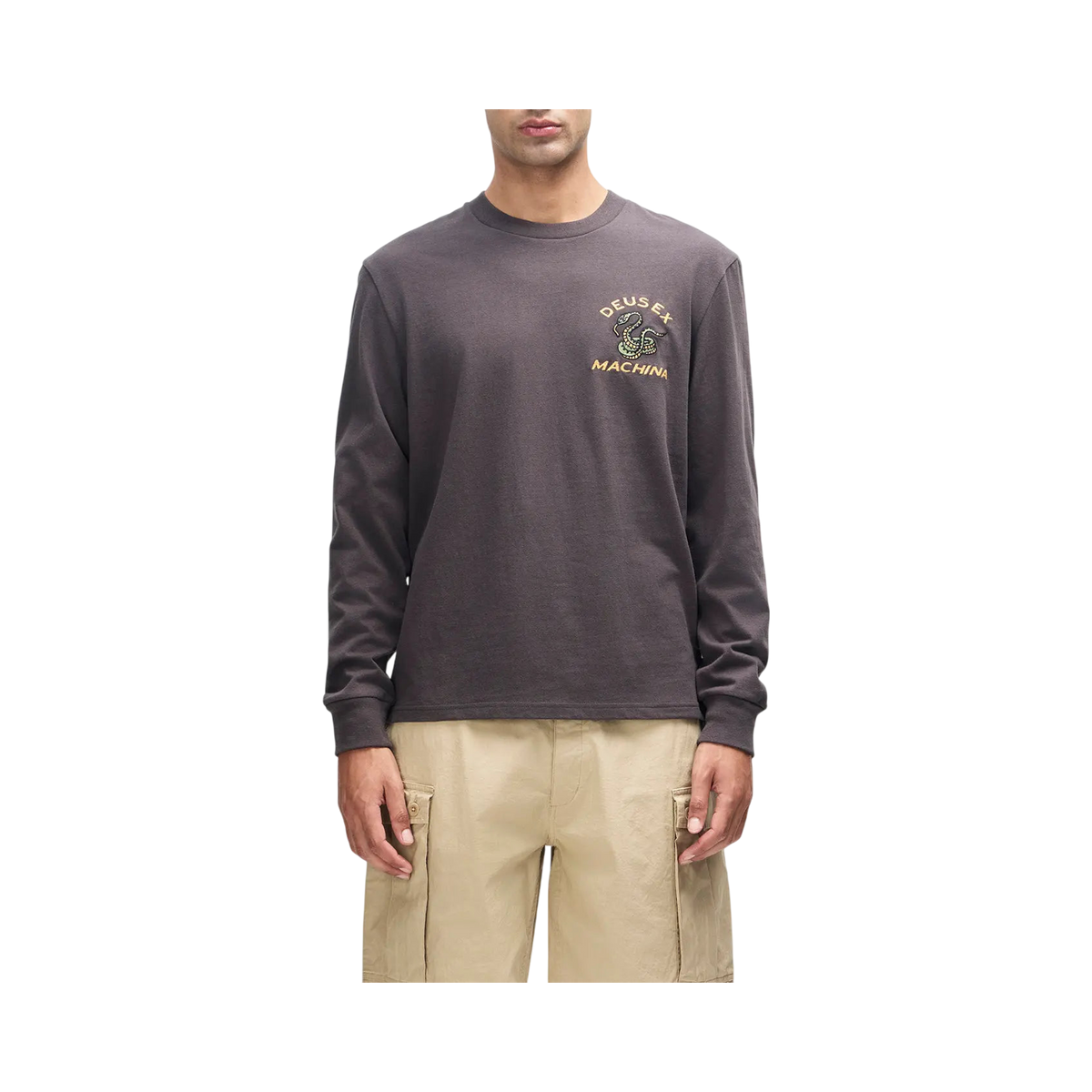 Deus Ex Machina - Long-sleeved t-shirts - Danger noodle ls grey tee
