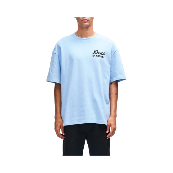 Deus Ex Machina - T-shirts - Harajuku sign blue tee