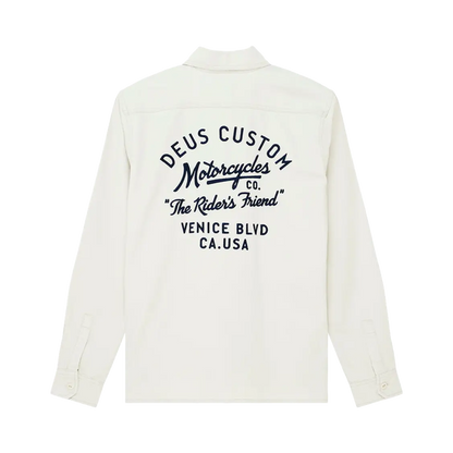 Deus Ex Machina - Vest - Nomad white shirt Deus ex machina