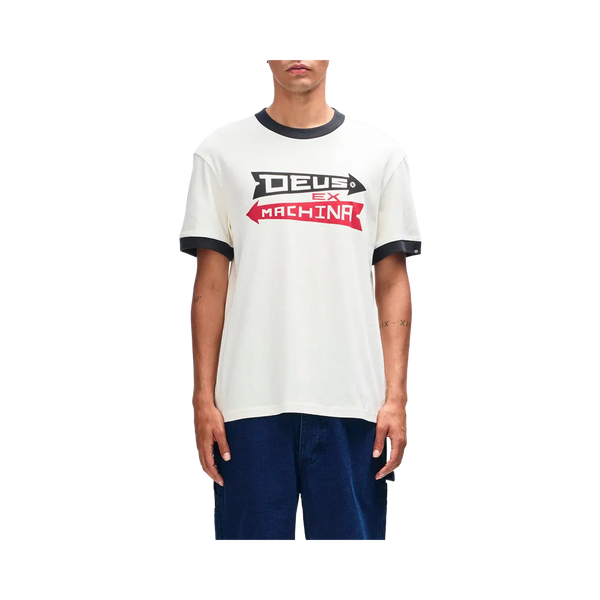 Deus Ex Machina - T-shirts - Arrows ringer white tee