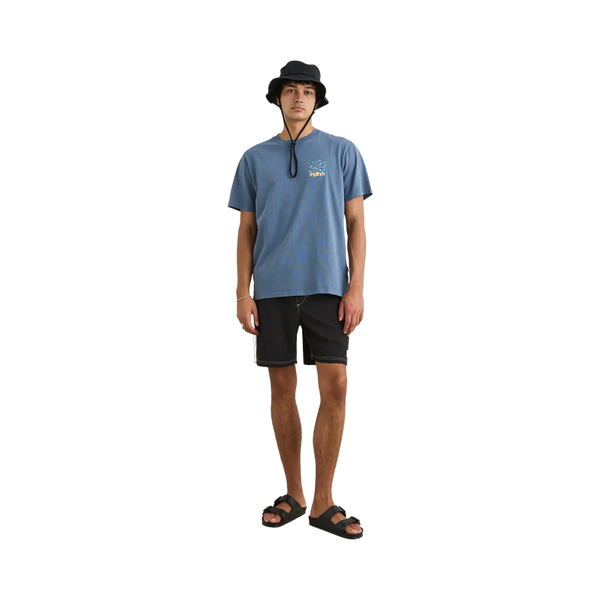Rhythm - Boardshorts - Black panel stripe