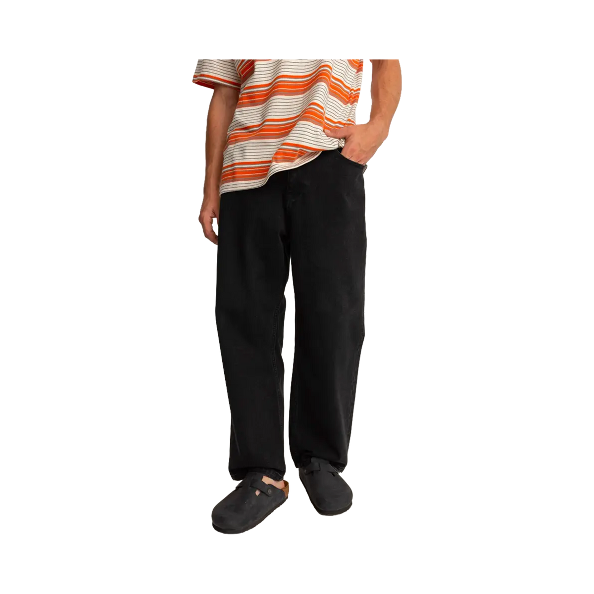 Rhythm - Pants - Essential black Hoff