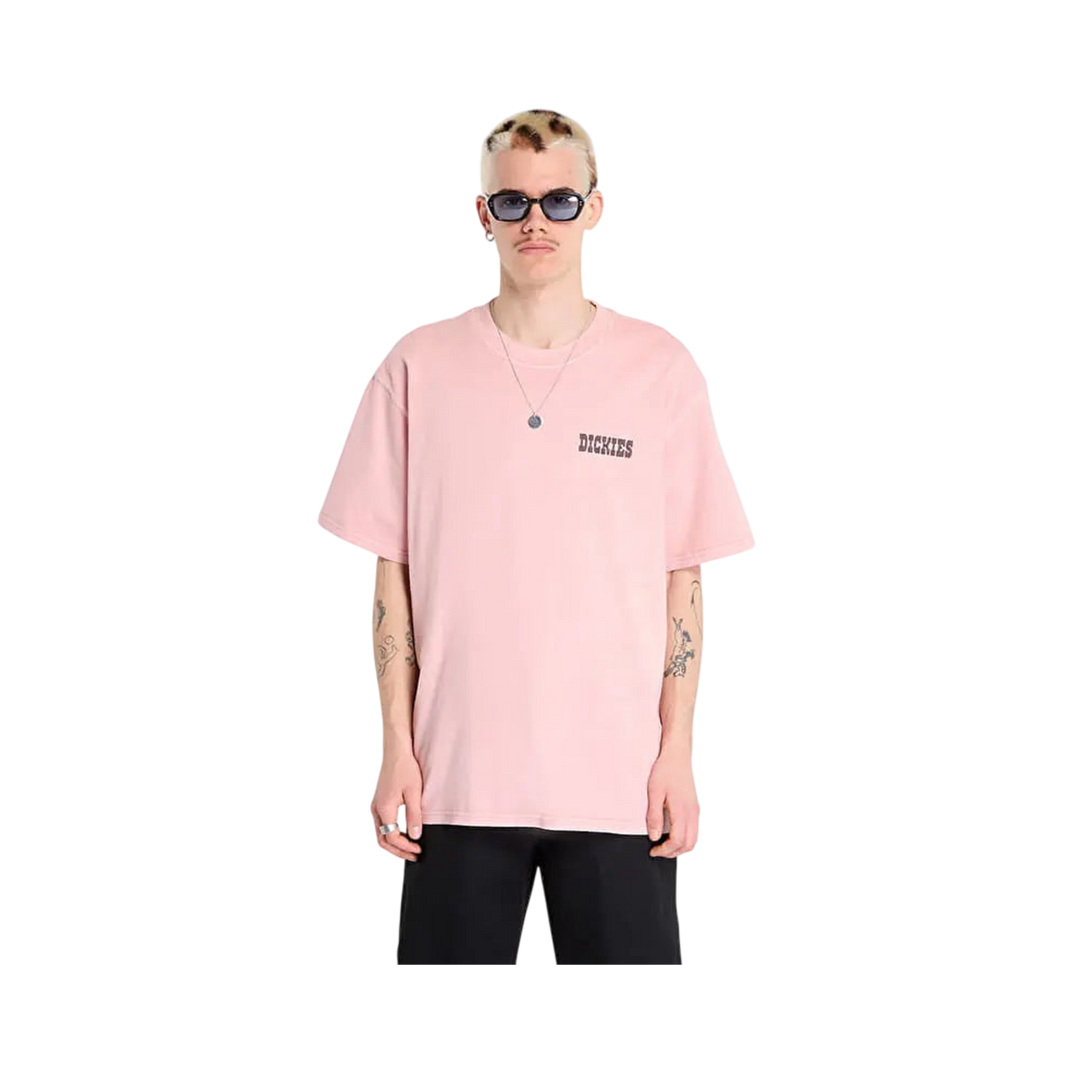Dickies - T-shirts - Buchtell ss tee - Rose - photo 1