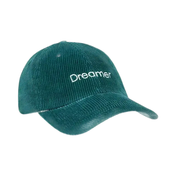 Casquette En Velours Côtelé Brodée