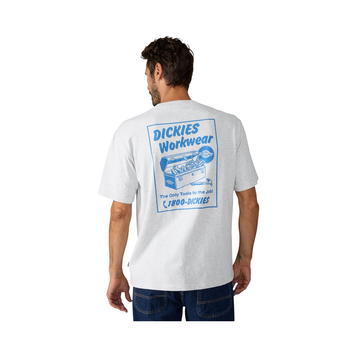 Dickies - Men - T-shirts - Dry Ridge SS Tee - Grey - photo 1