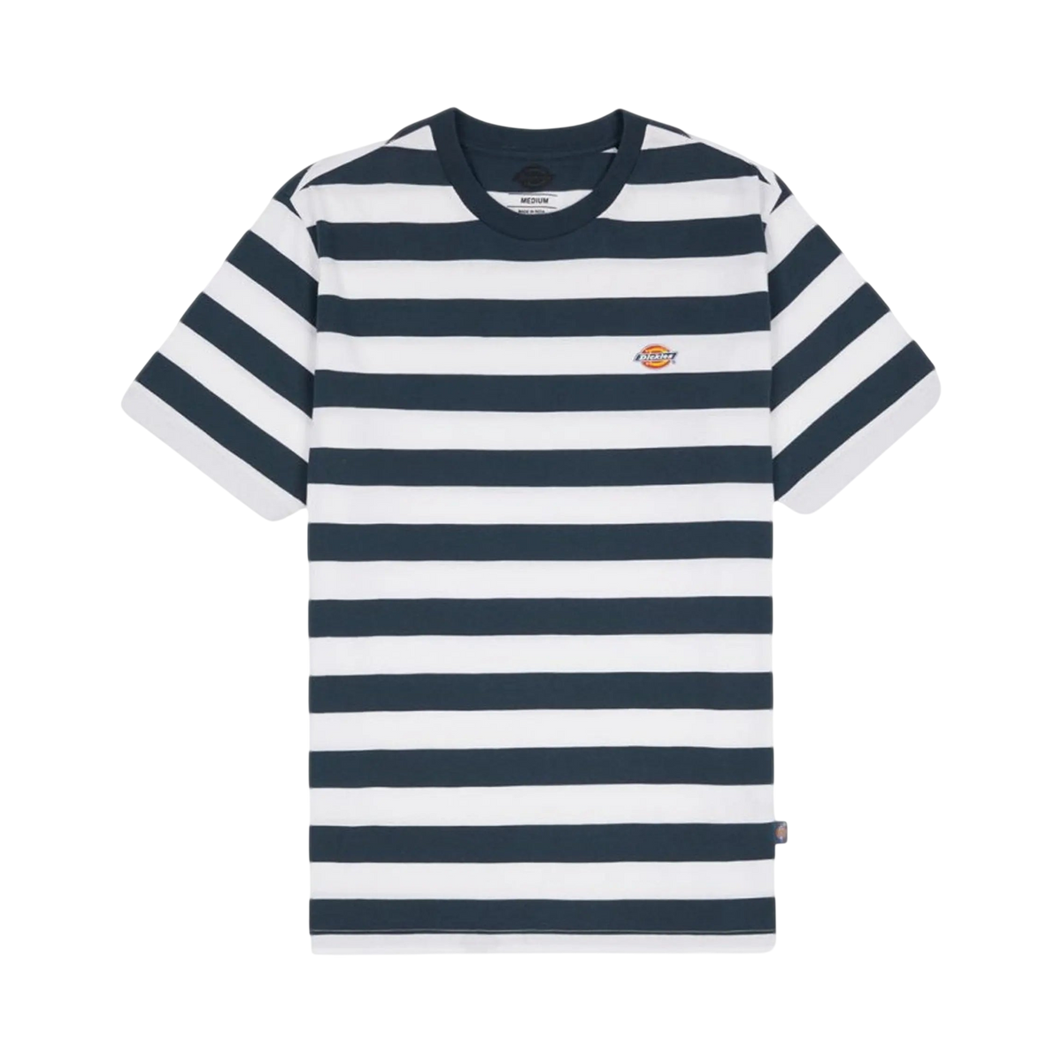 Dickies Rivergrove SS Tee Delft - striped blue men's t-shirt