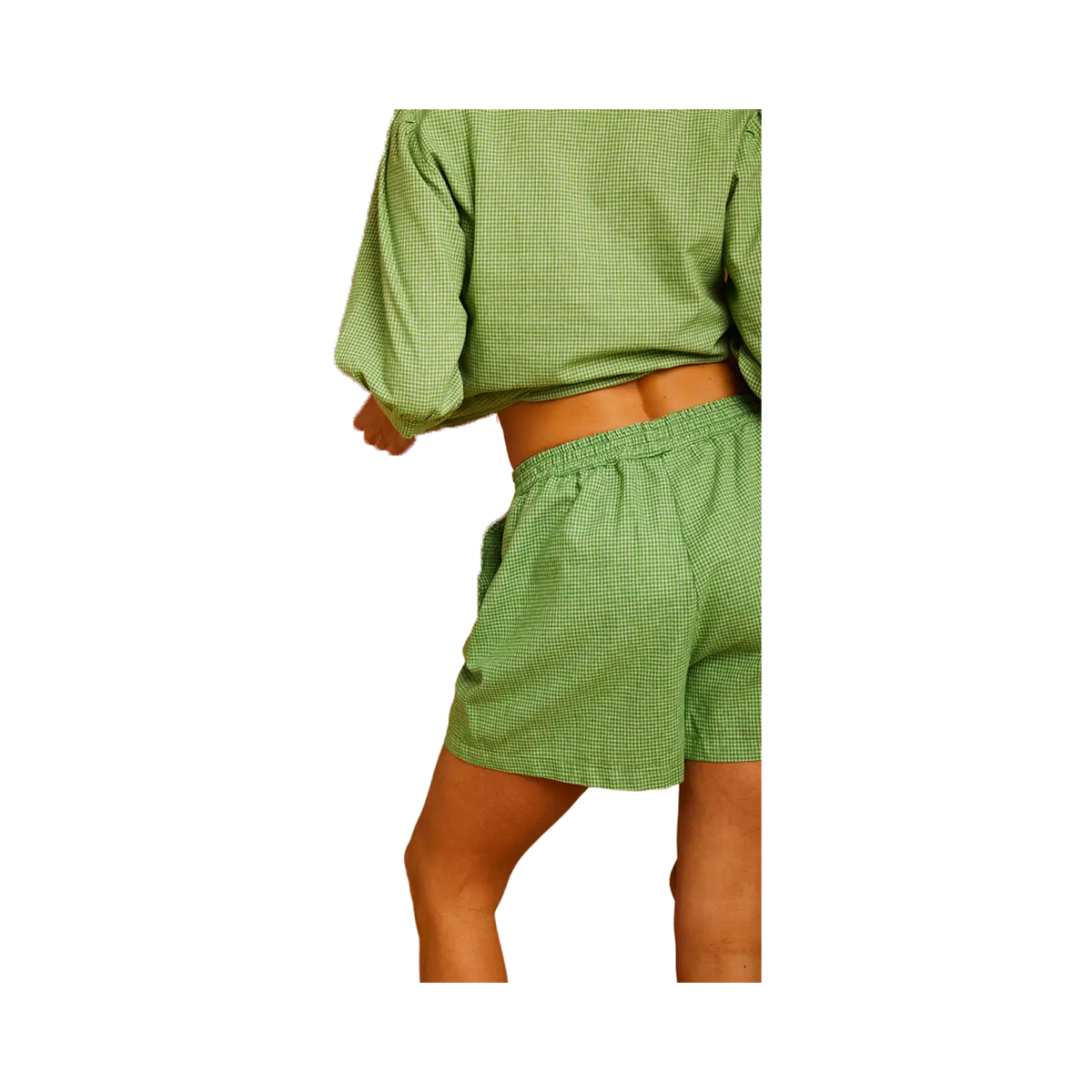Graine - Women's shorts - Warmness Green Graine