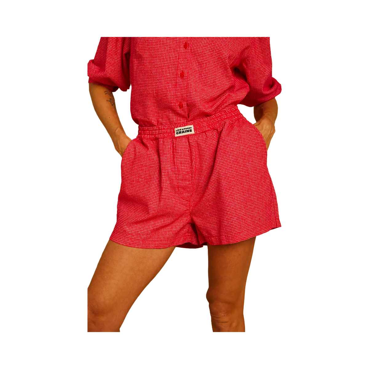 Graine - Women's Shorts - Warm Red Graine