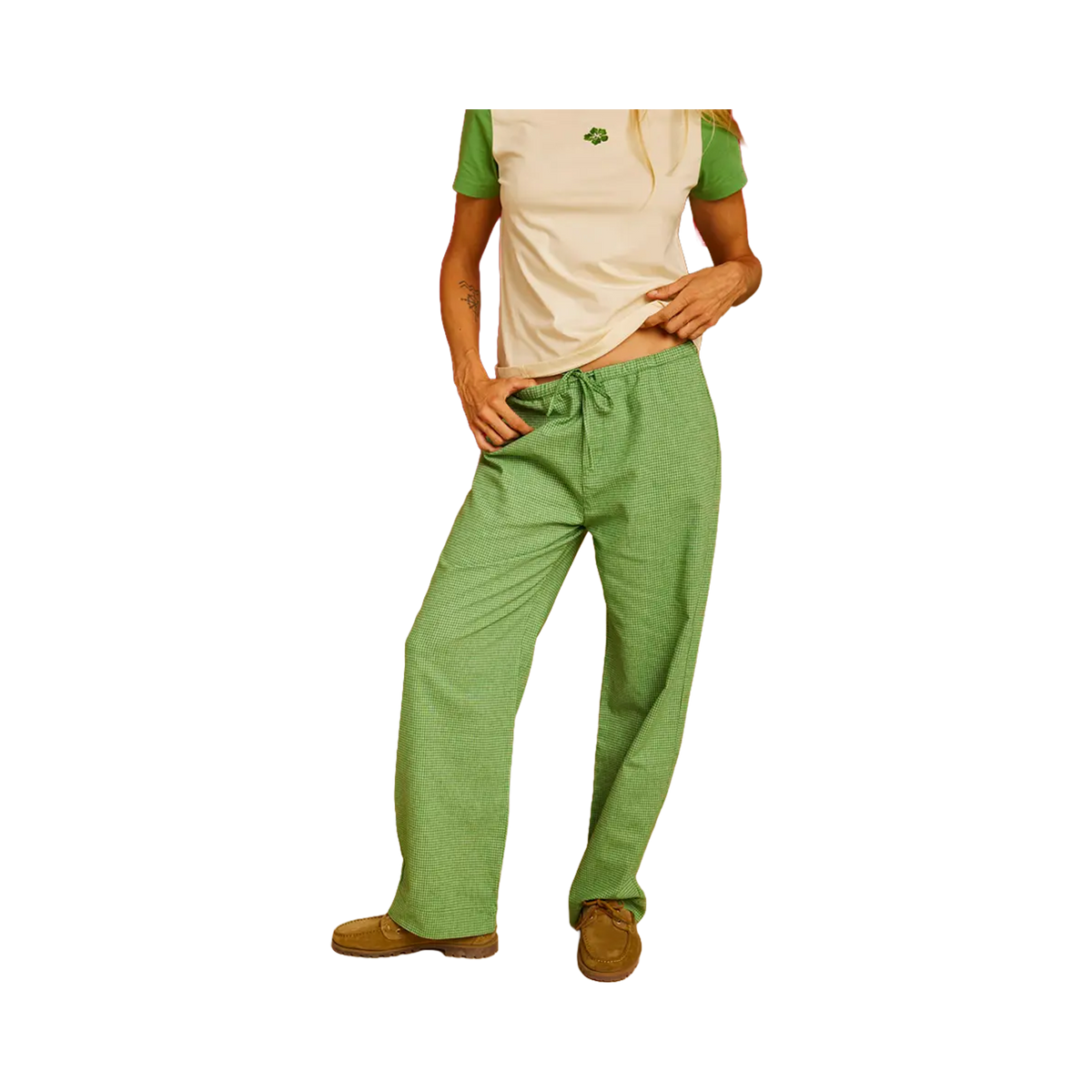 Graine - Women's trousers - Aurore Vert Graine