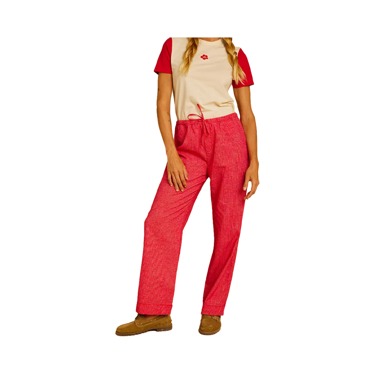 Graine - Women's trousers - Aurore Rouge Graine
