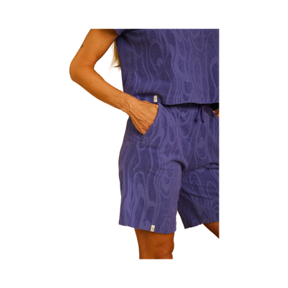 Graine - Women's shorts - Purple Pearl Graine
