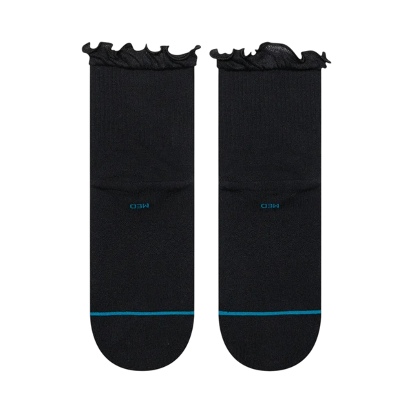 Stance - Socks - Ruffle Icon Quarter Black