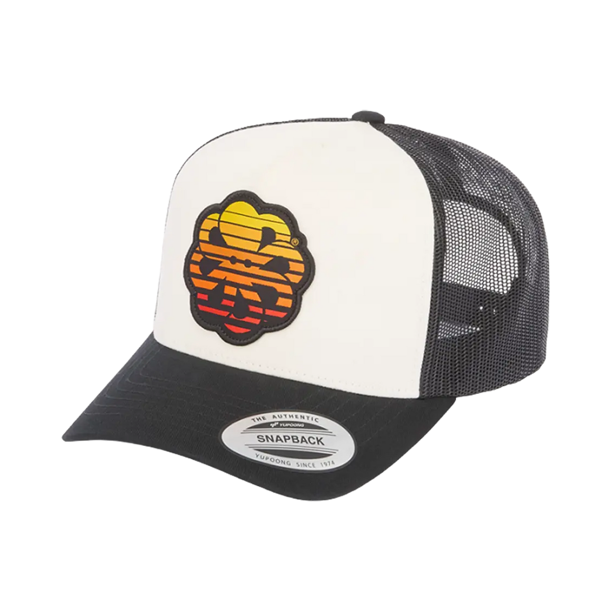Jonsen island - Hats - Trucker flower 3 flower sun noir Jonsen island