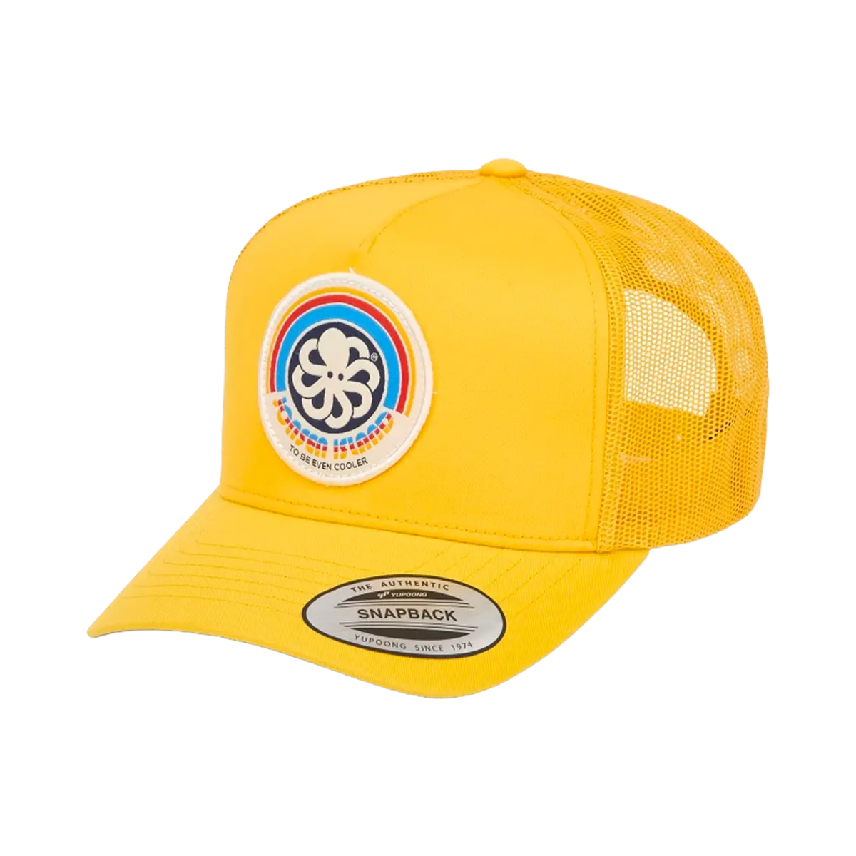 Jonsen island - Hats - Trucker rainbow 2 full yellow yellow Jonsen island