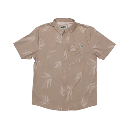 Salty crew - Shirts - Flagship button up brown Globe Europe SAS