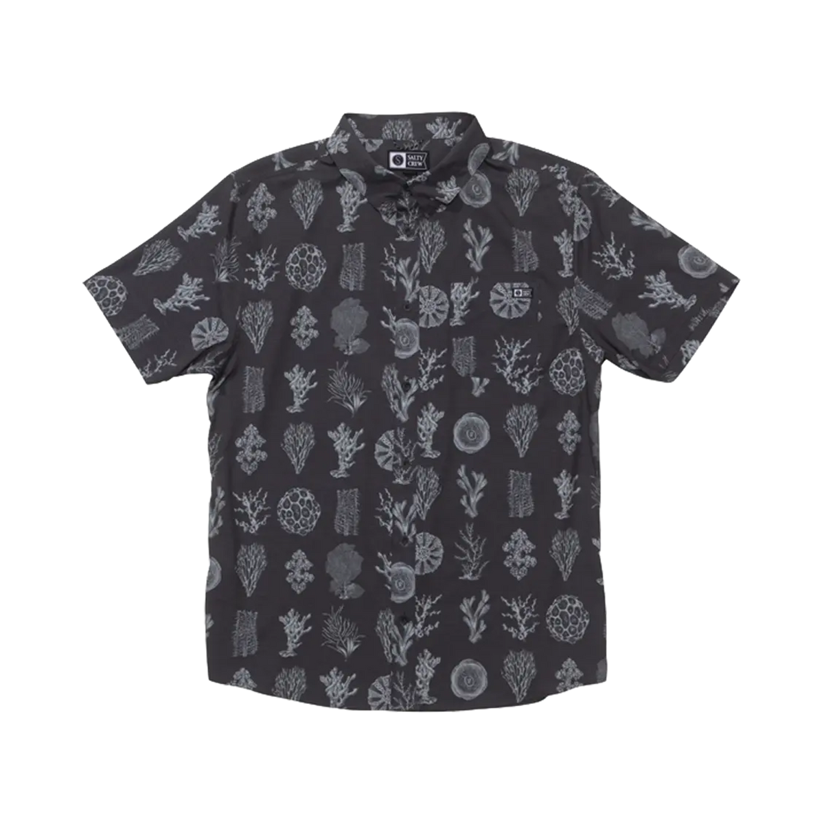 Salty crew - Shirts - Breezer perf button up phantom noir Globe Europe SAS