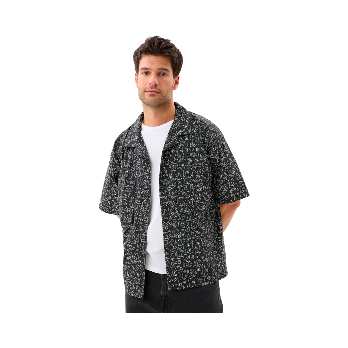 Salty crew - Shirts - Fishcamp noir Globe Europe SAS