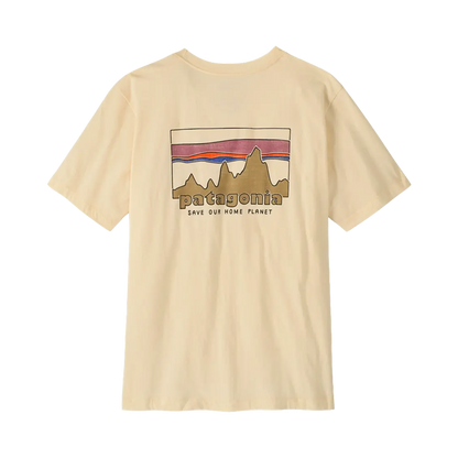 Patagonia - T-shirts - '73 Skyline T-Shirt - Undyed Natural Patagonia Purpose Trust