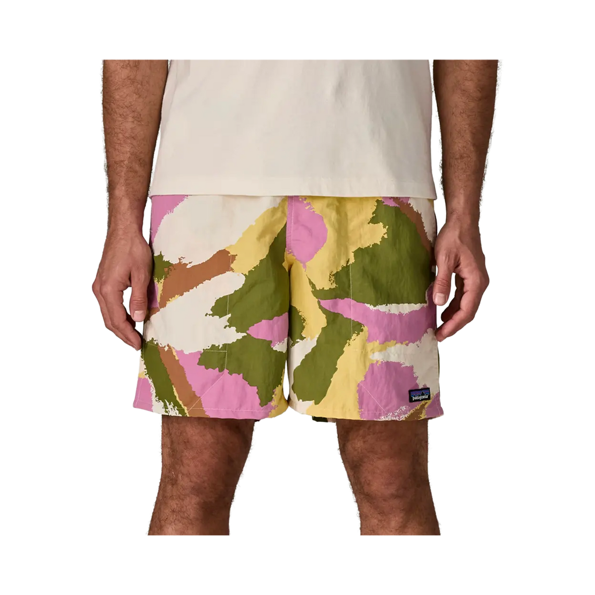 Patagonia - Shorts - Baggies Longs - 7 in. - Sunshine: Natural Patagonia Purpose Trust