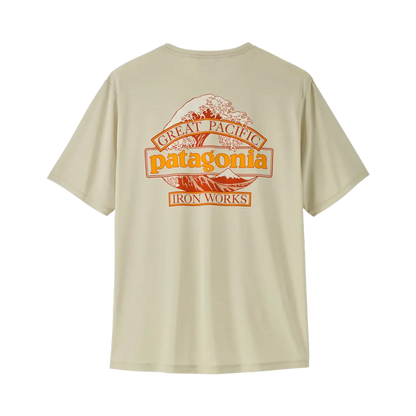 Patagonia - T-shirts - Cap Cool Daily Shirt - Great Waves - Dyno White Patagonia Purpose Trust