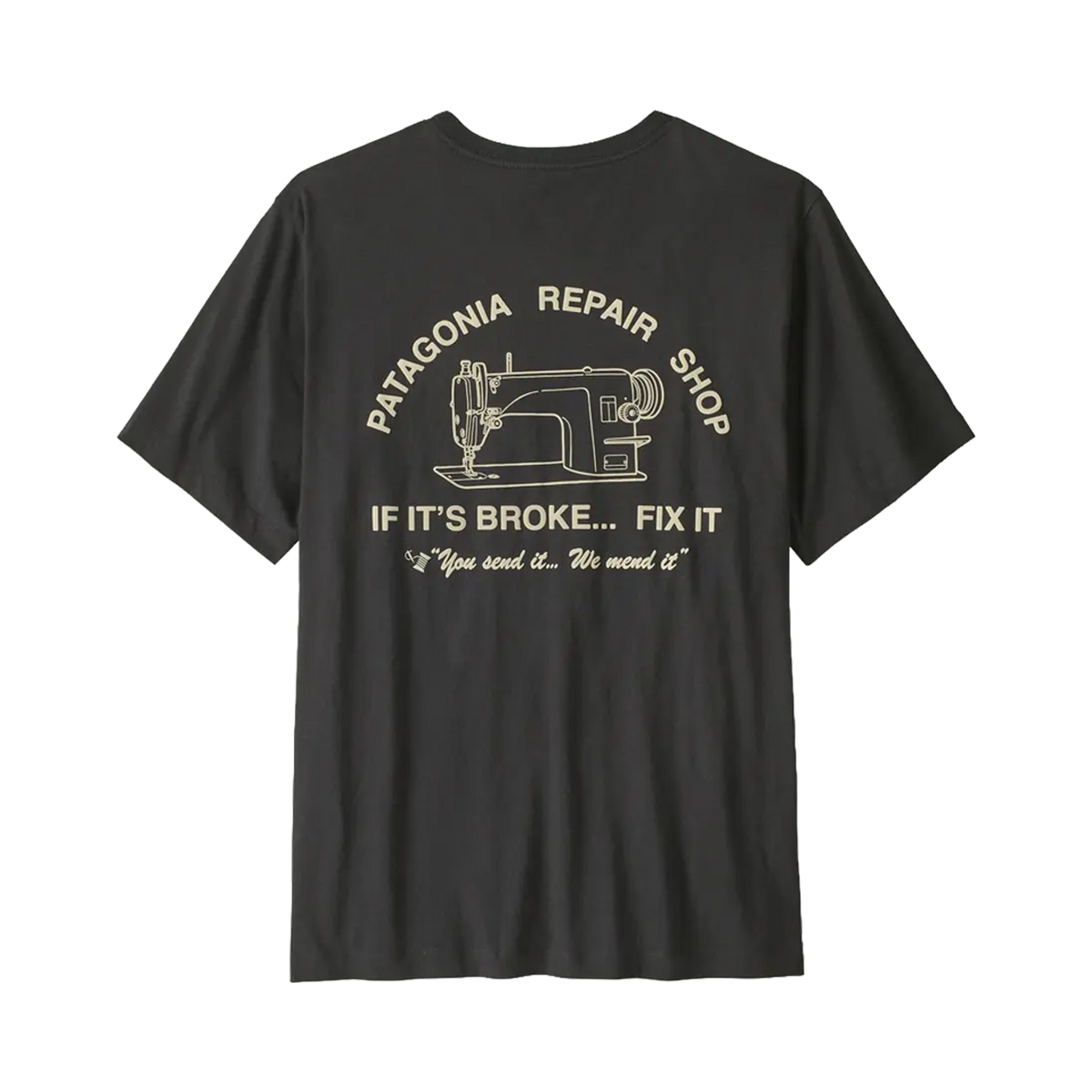 Patagonia - T-shirts - Repair Shop T-Shirt - Ink Black Patagonia Purpose Trust