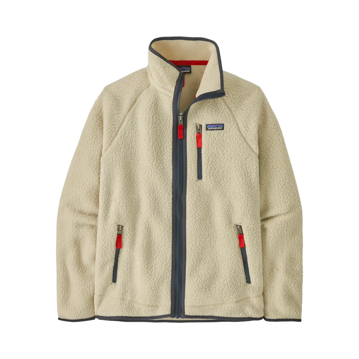 Patagonia - Jackets & Overalls - Retro Pile Jkt - Pelican w/Smolder Blue Patagonia Purpose Trust