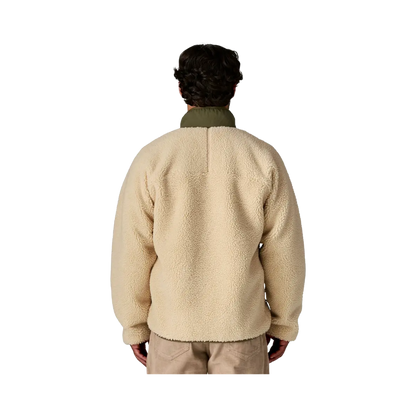 Patagonia - Jackets & Coveralls - Classic Retro-X Jkt - Dark Natural w/Basin Green Patagonia Purpose Trust
