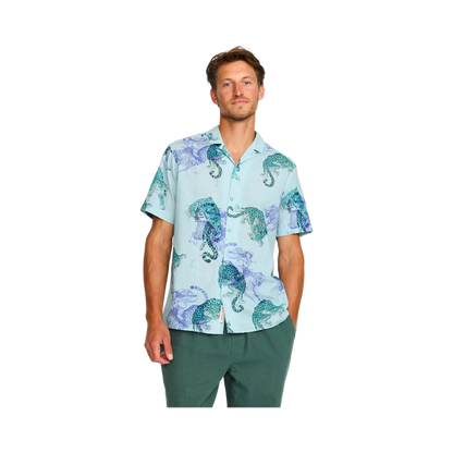 Revolution - Shirts - Cuban leopard blue Selfhood®