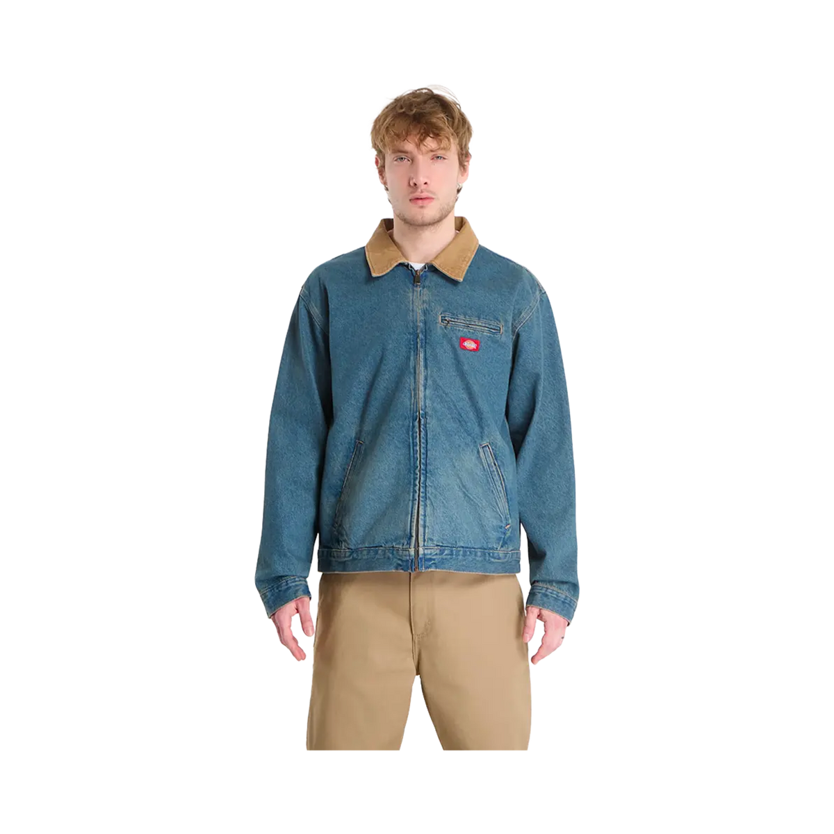 Dickies - Jackets - Denim Painter Jacket Khaki Tntd B kaki VF France