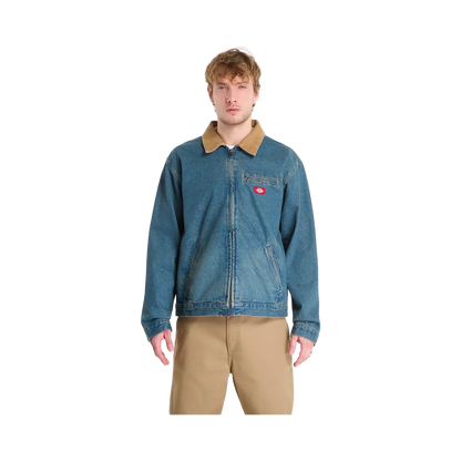 Dickies - Jackets - Denim Painter Jacket Khaki Tntd B kaki VF France