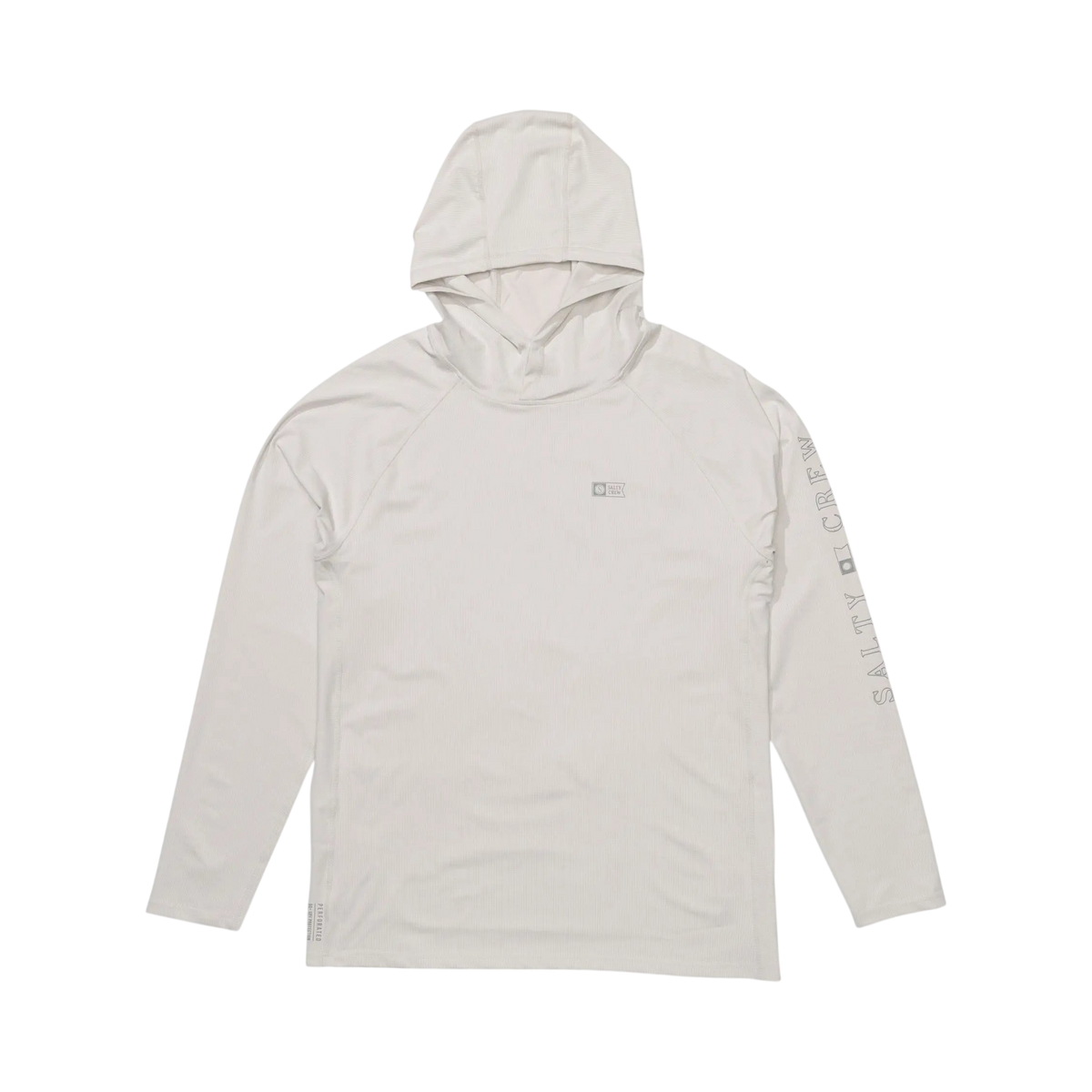 Salty crew - Long-sleeved T-shirts - Apex perforated sunshirt grey