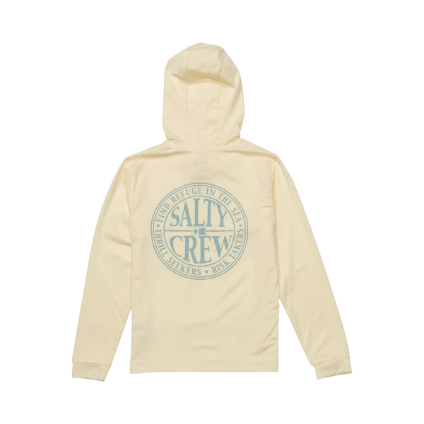 Salty crew - Long sleeve t-shirts - Global hood boys yellow sunshirt