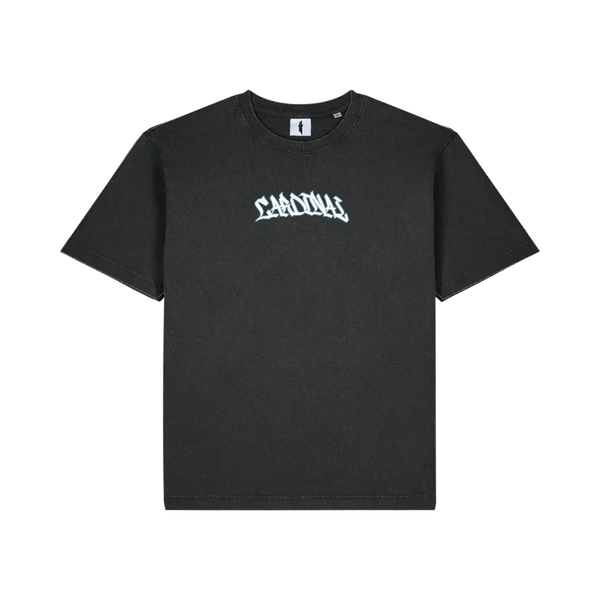 Cardinal - Oversized T-Shirt - BM & Doggo - Washed Black