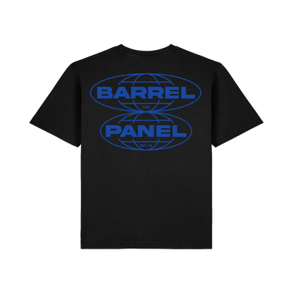 Barrel & Panel - Oversize T-Shirt - Double globe - Washed Black - photo 1