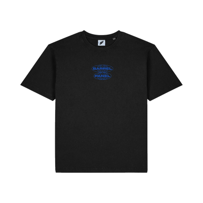 Barrel & Panel - Oversized T-Shirt - Double globe - Washed Black - photo 2