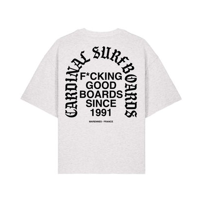 Cardinal - Oversize T-Shirt - Gothic punchline - Grey - Back