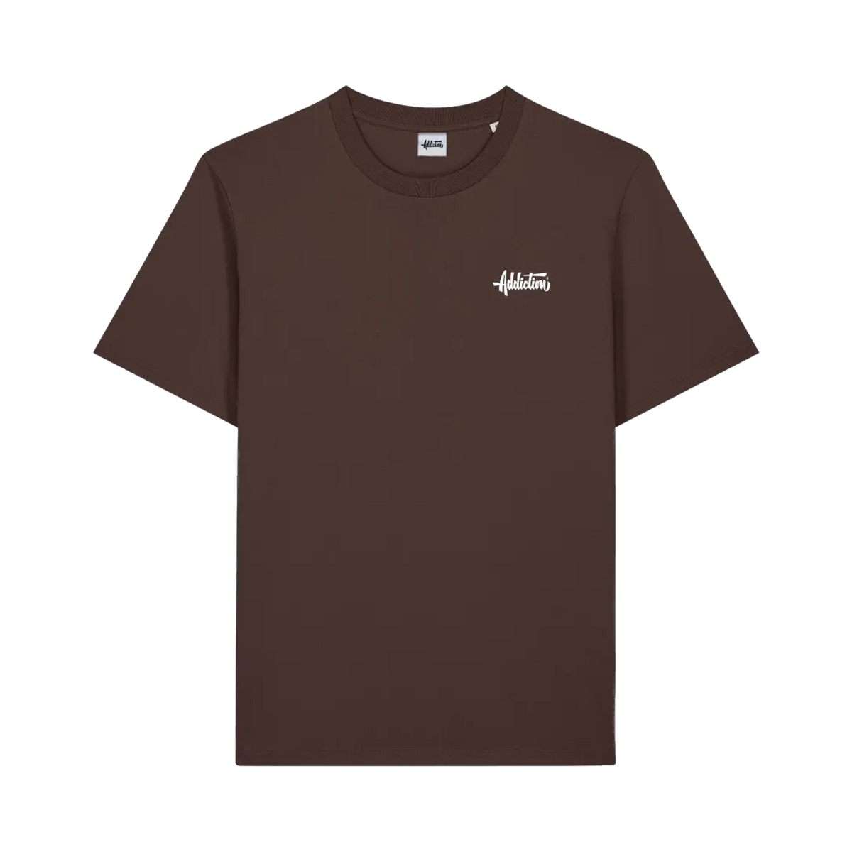 Addiction - Regular T-Shirt - Connection - Brown - Front view
