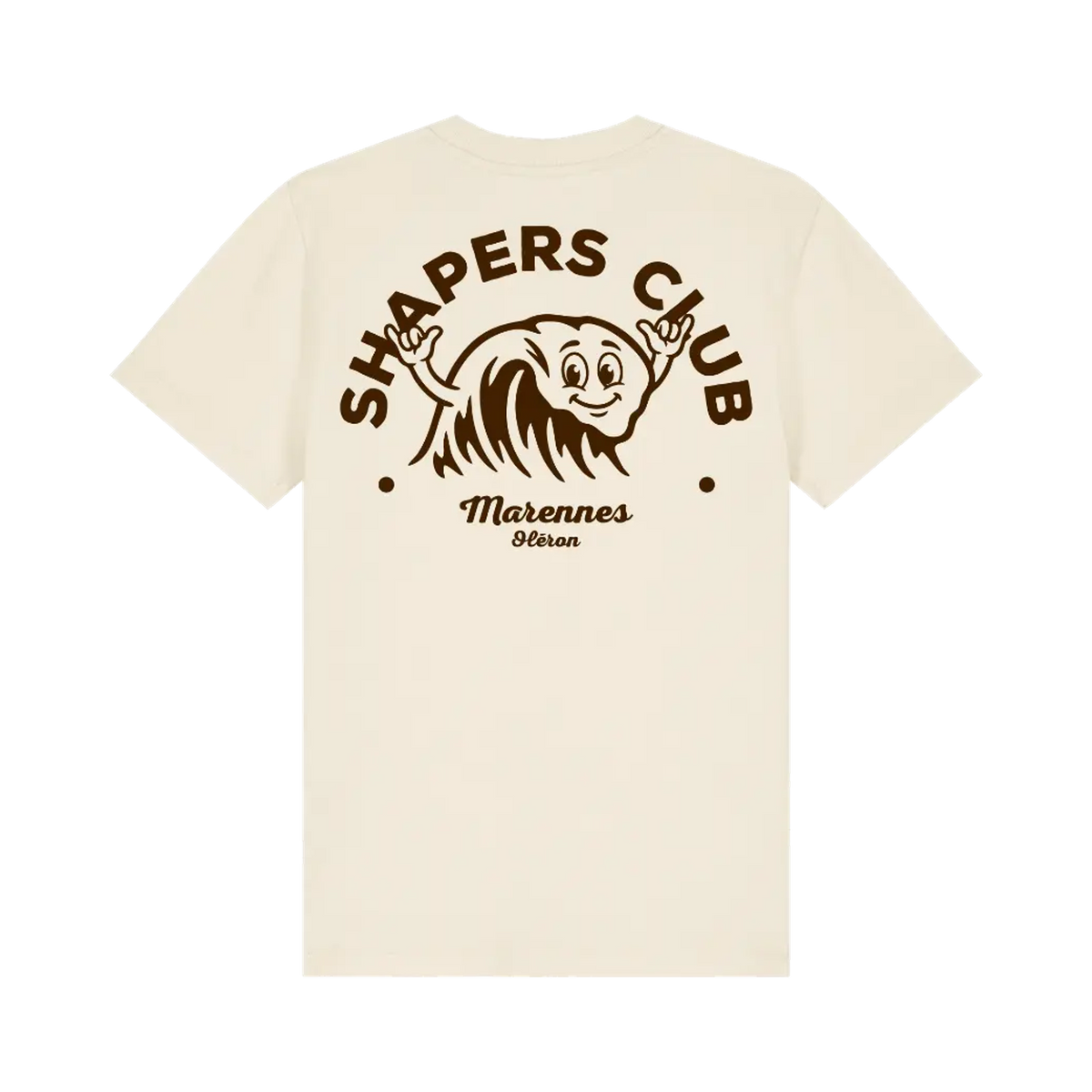 Shapers Club - T-Shirt Kids - Shaka Wave - Beige - Face arrière