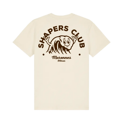 Shapers Club - Kids T-Shirt - Shaka Wave - Beige - Back